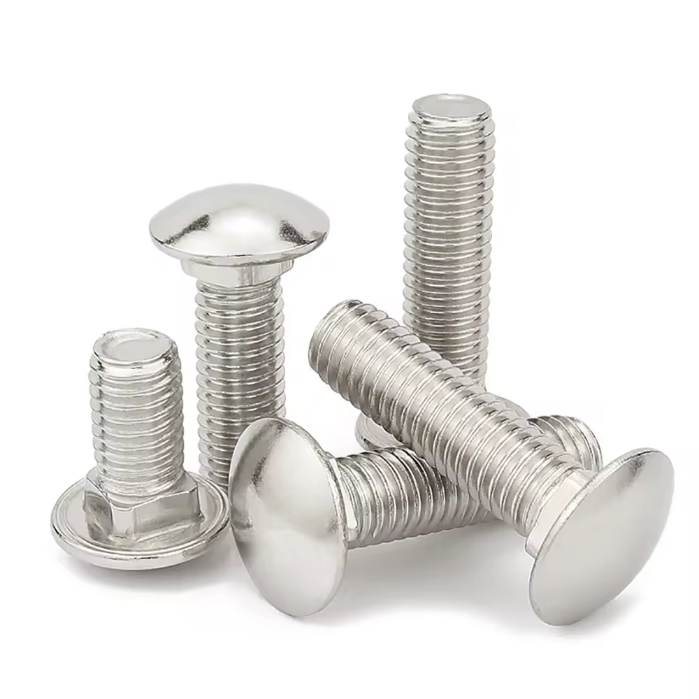 Round head carriage bolts