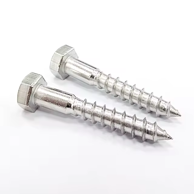 Hexagon head wood screws